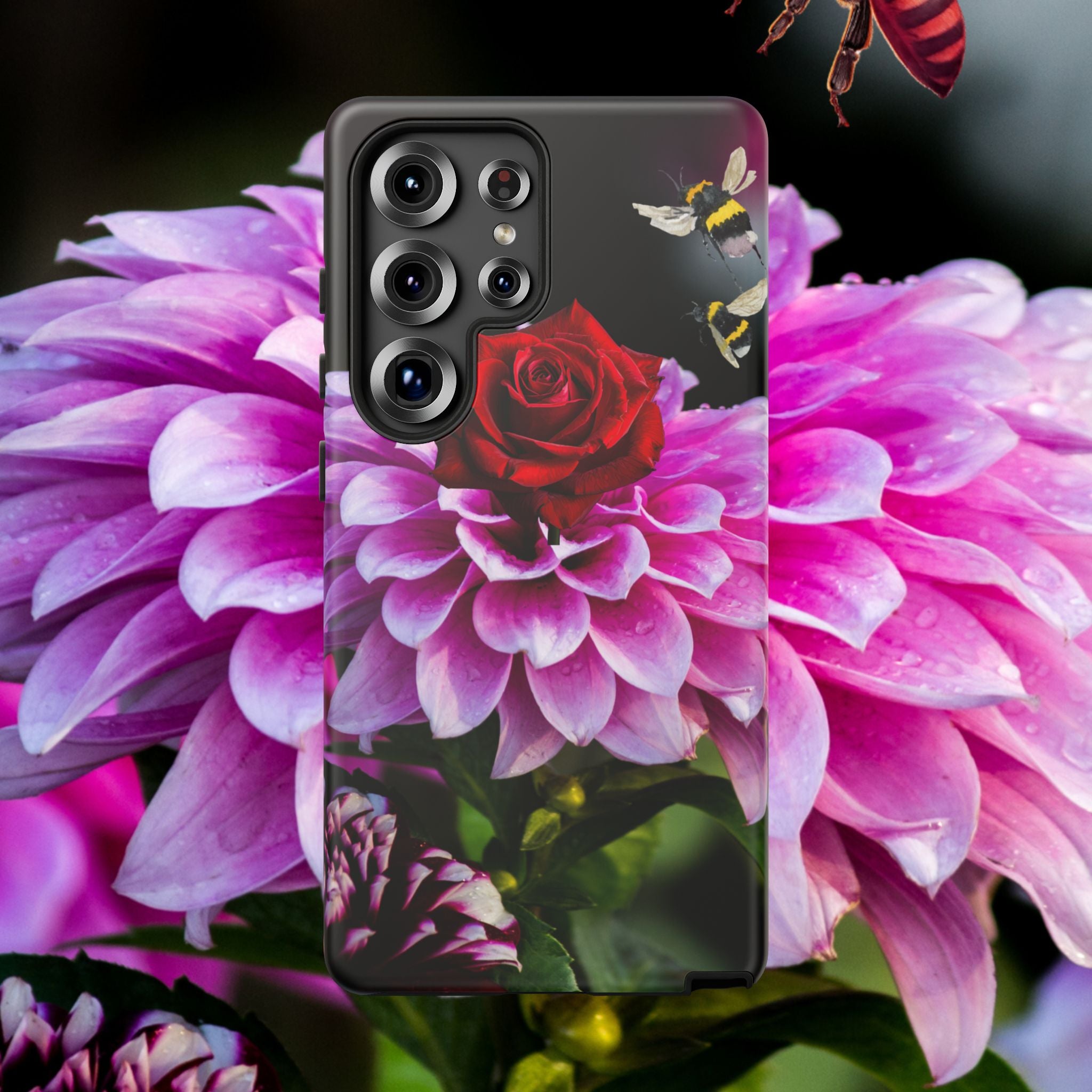 Vintage Floral Bouquet Tough Case | Colorful Roses Phone Cover
