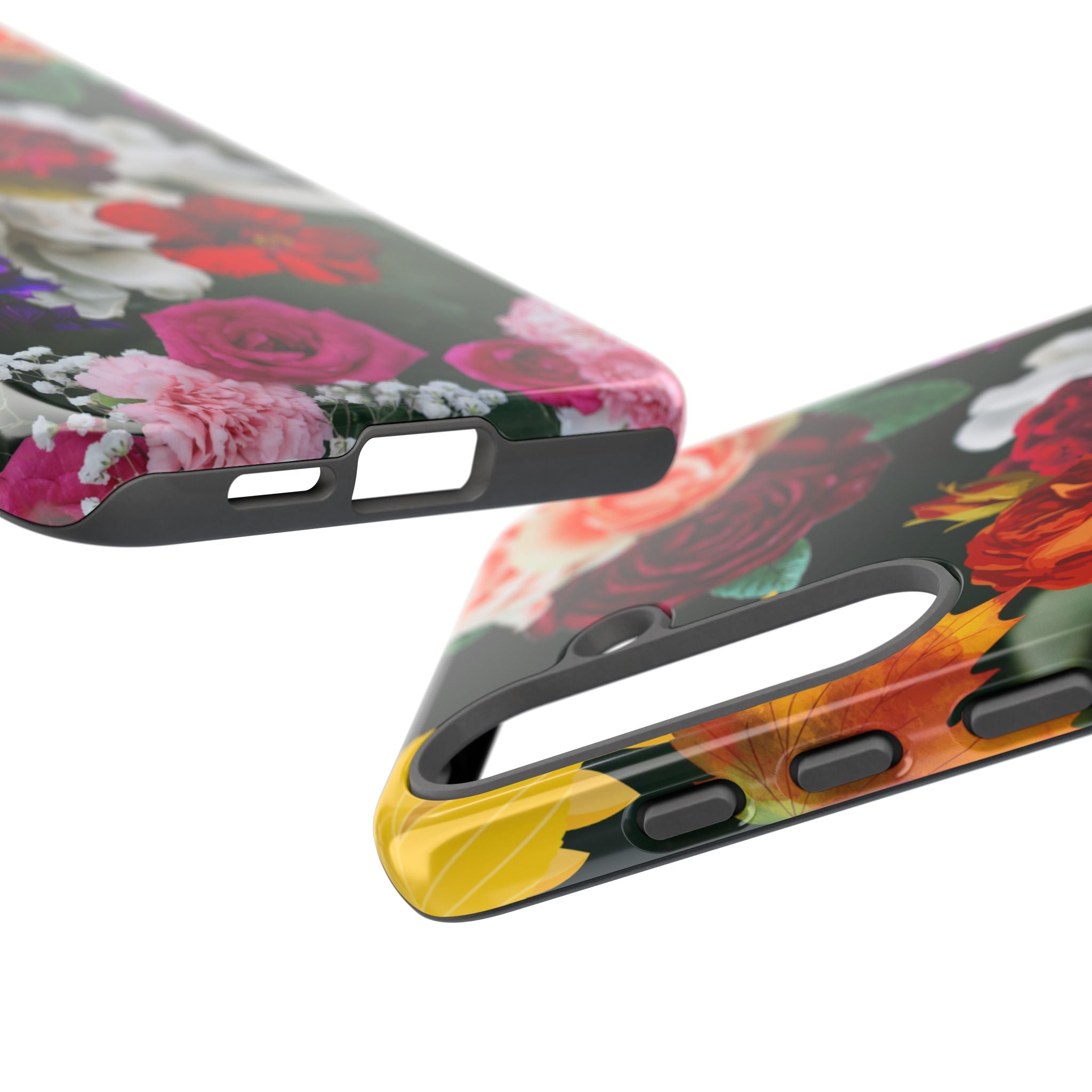Vintage Mixed Roses Phone Case | Floral Tough Case