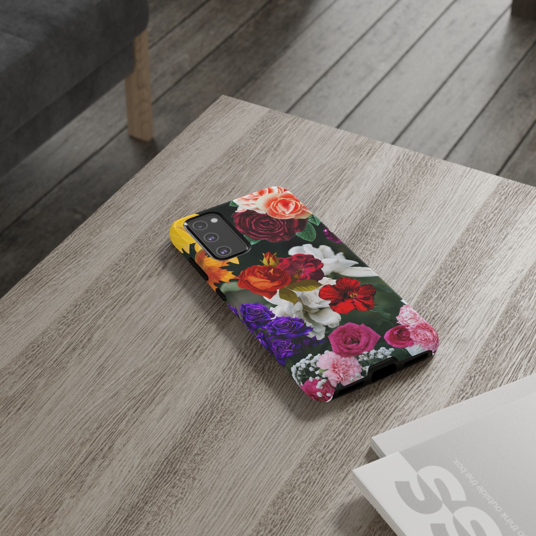 Vintage Mixed Roses Phone Case | Floral Tough Case