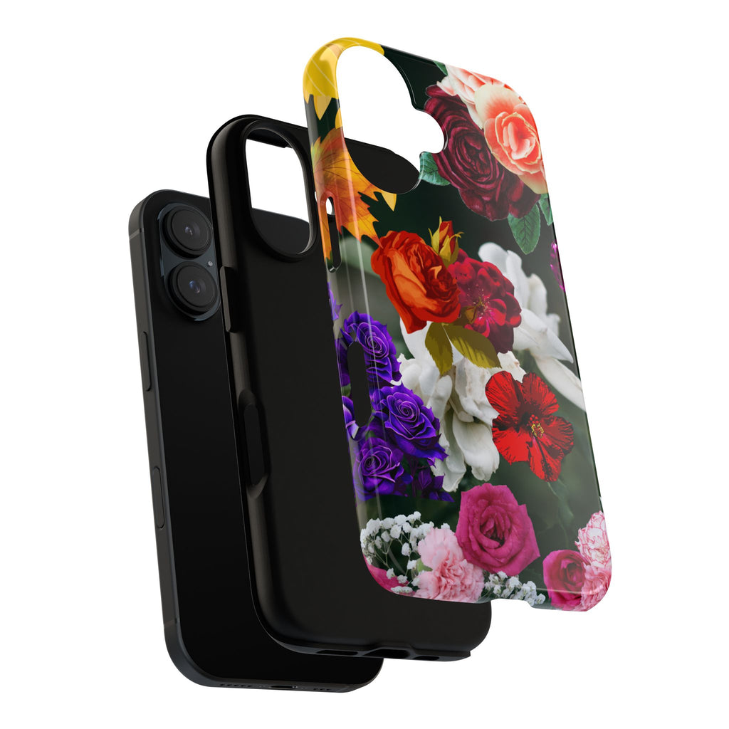 Vintage Mixed Roses Phone Case | Floral Tough Case