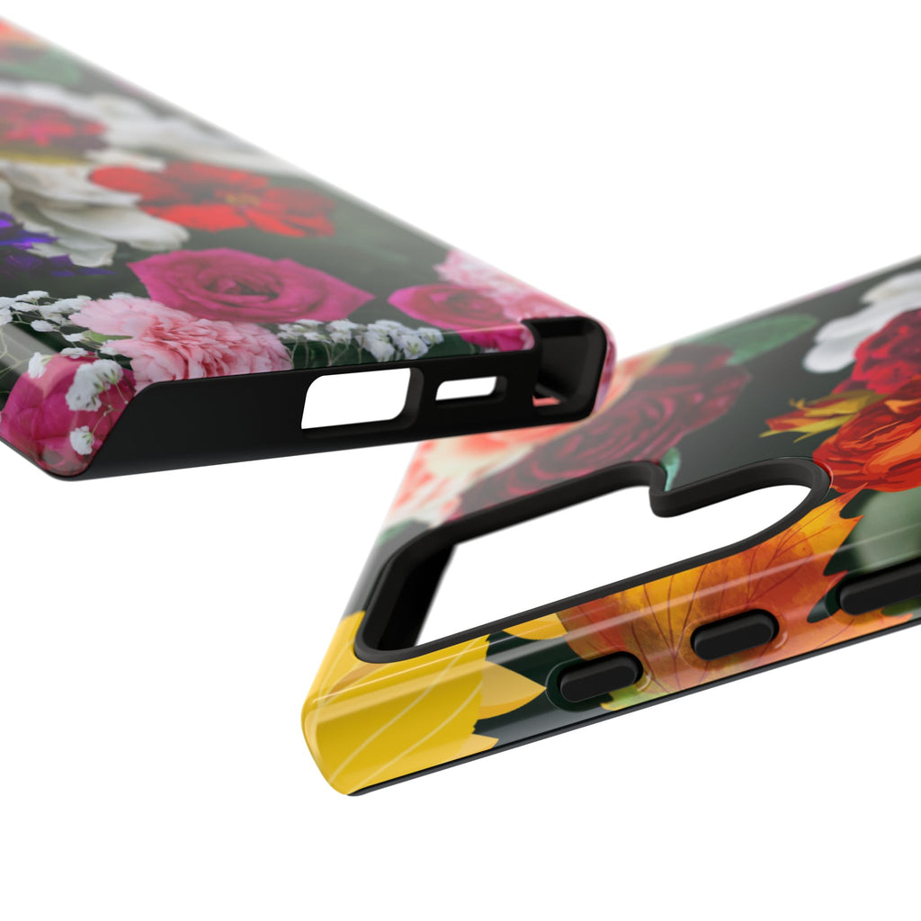 Vintage Mixed Roses Phone Case | Floral Tough Case