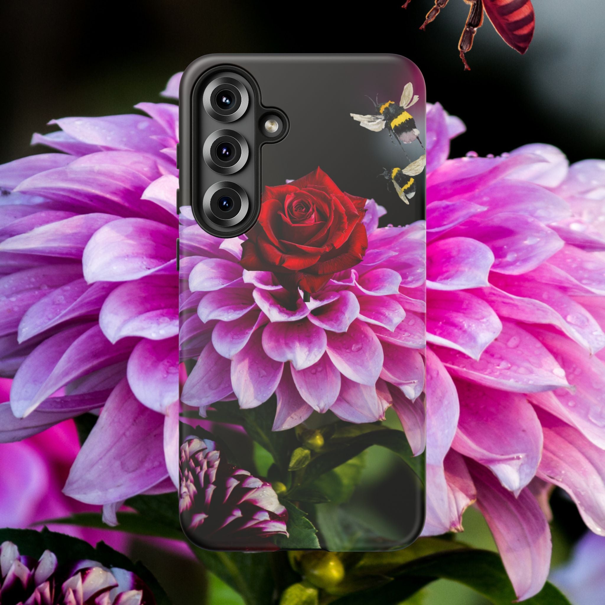 Vintage Floral Bouquet Tough Case | Colorful Roses Phone Cover