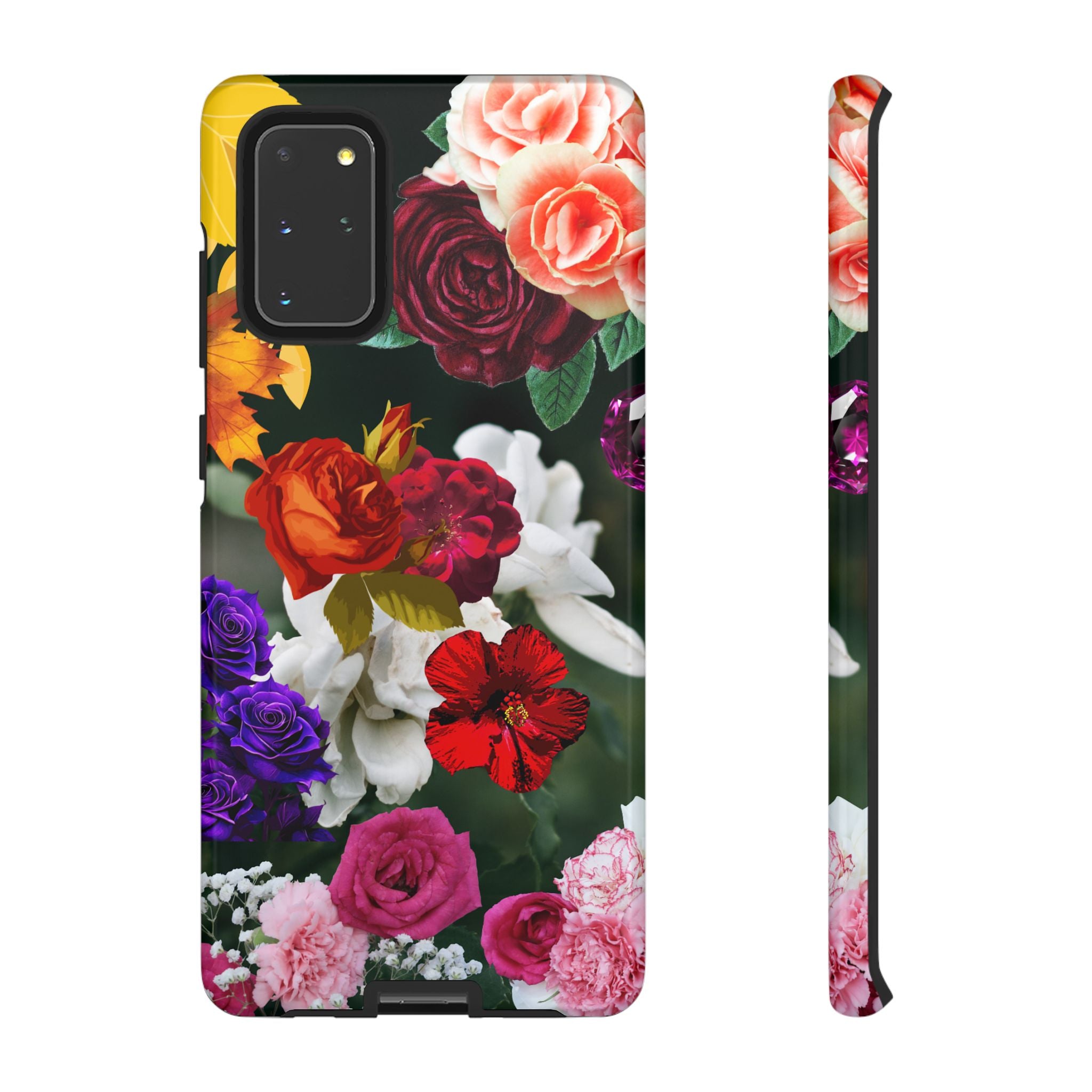 Vintage Mixed Roses Phone Case | Floral Tough Case