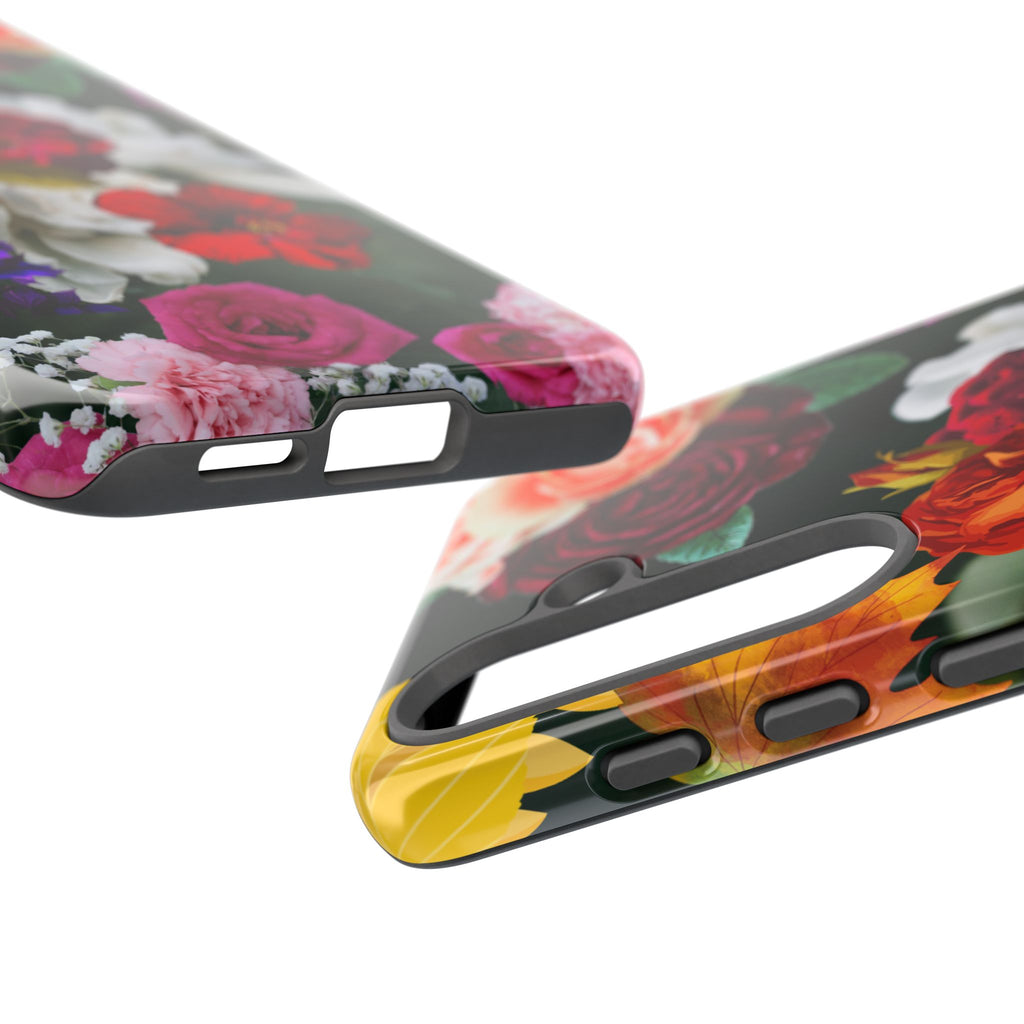 Vintage Mixed Roses Phone Case | Floral Tough Case