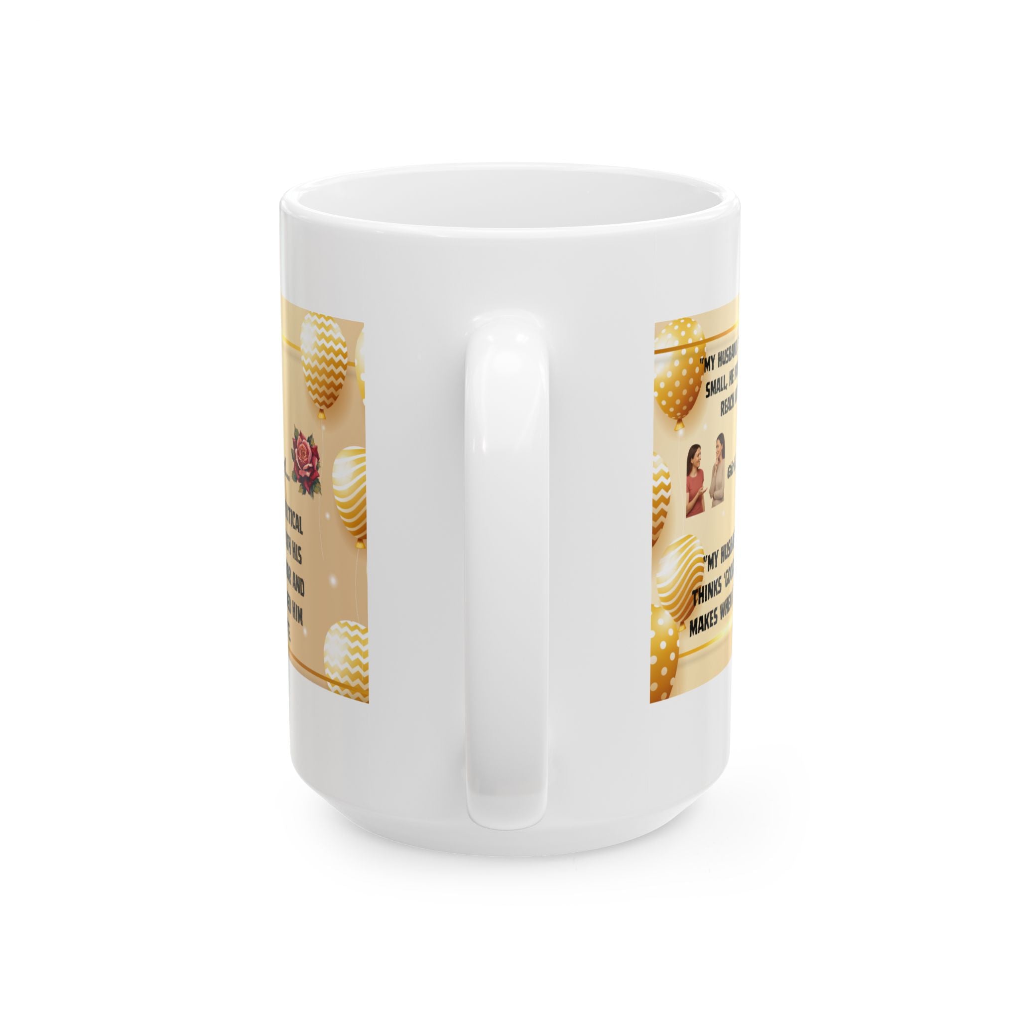 Girl Talk eye-catching detail Coffee Ceramic Mug