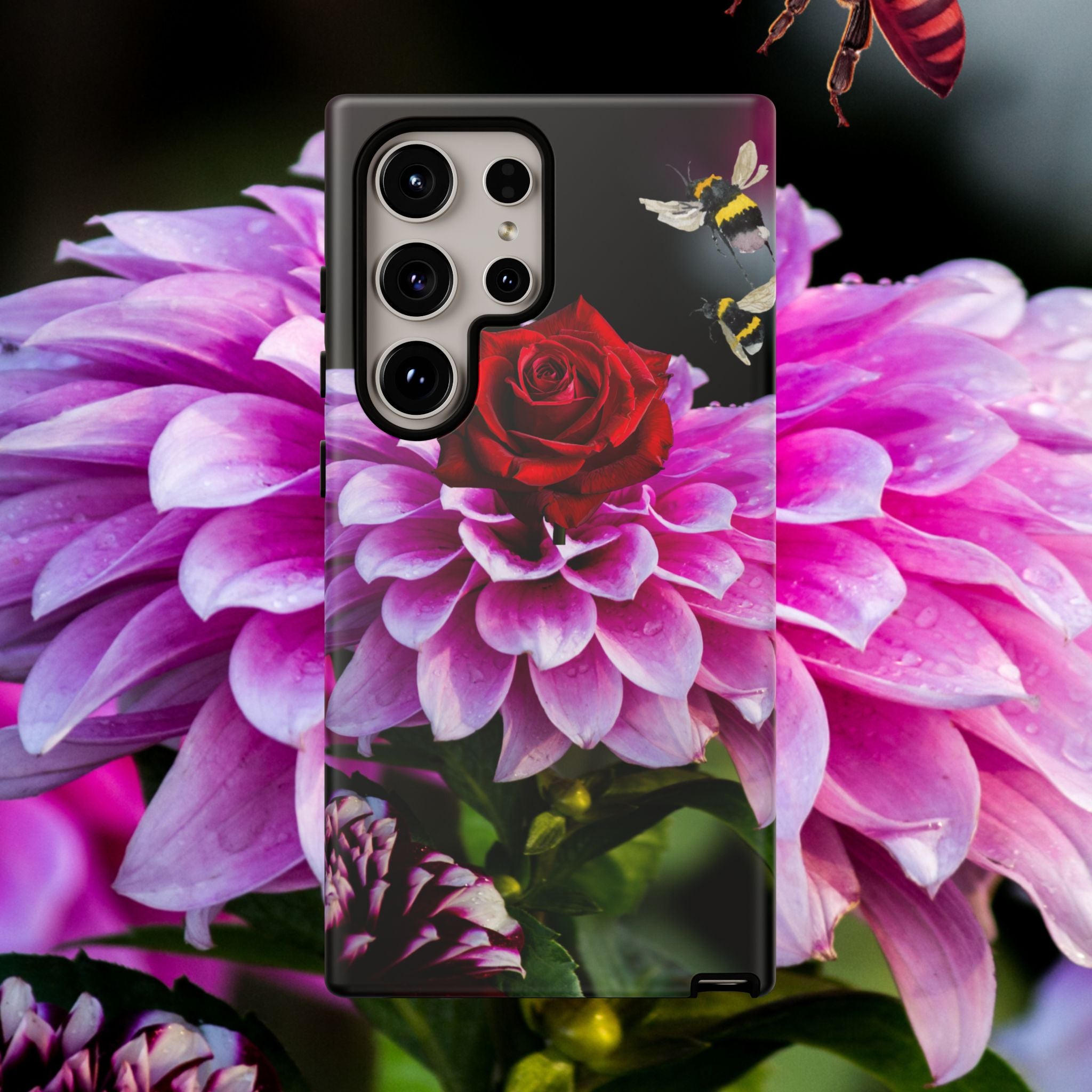 Vintage Floral Bouquet Tough Case | Colorful Roses Phone Cover