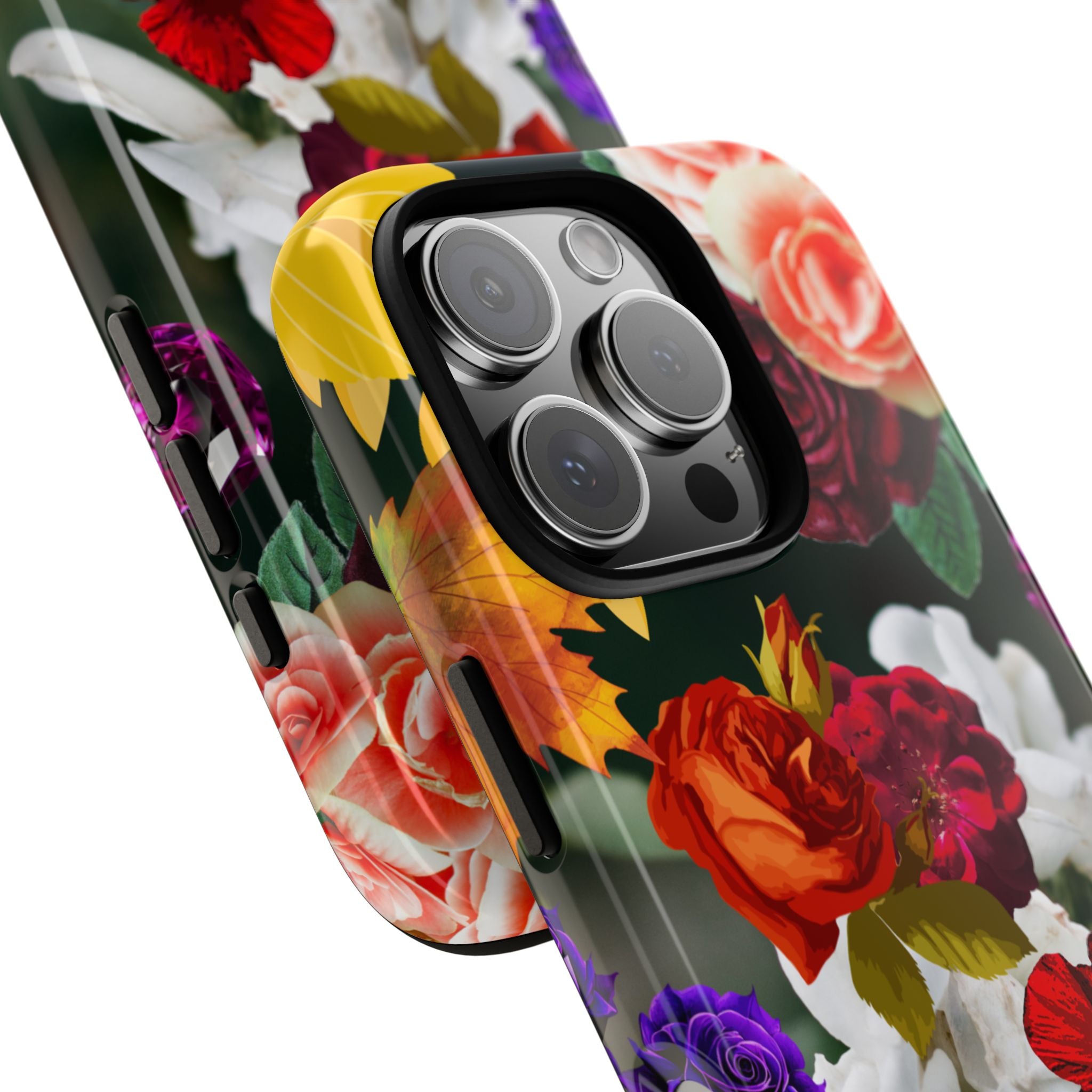 Vintage Mixed Roses Phone Case | Floral Tough Case
