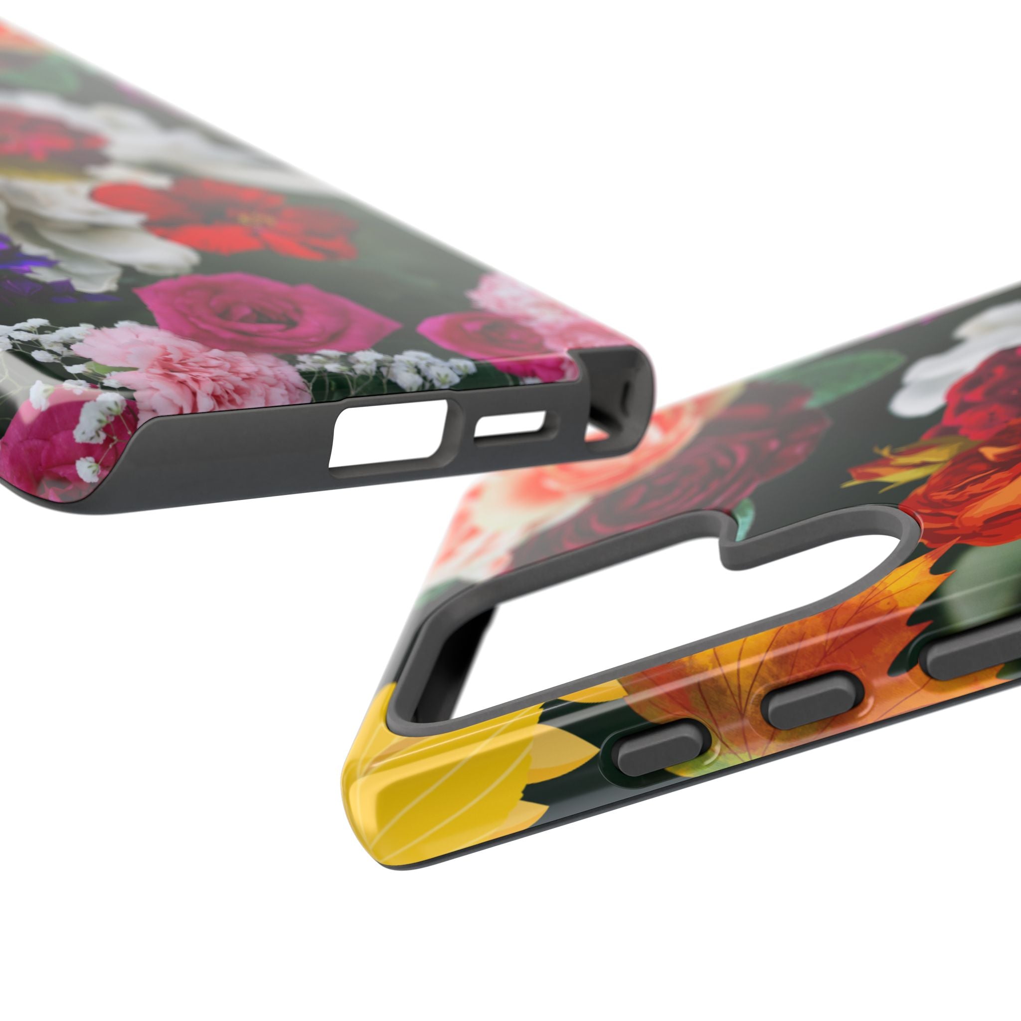 Vintage Mixed Roses Phone Case | Floral Tough Case