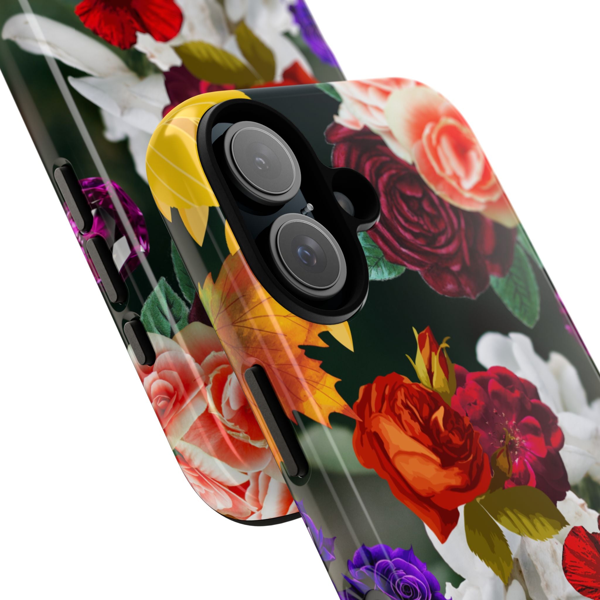 Vintage Mixed Roses Phone Case | Floral Tough Case