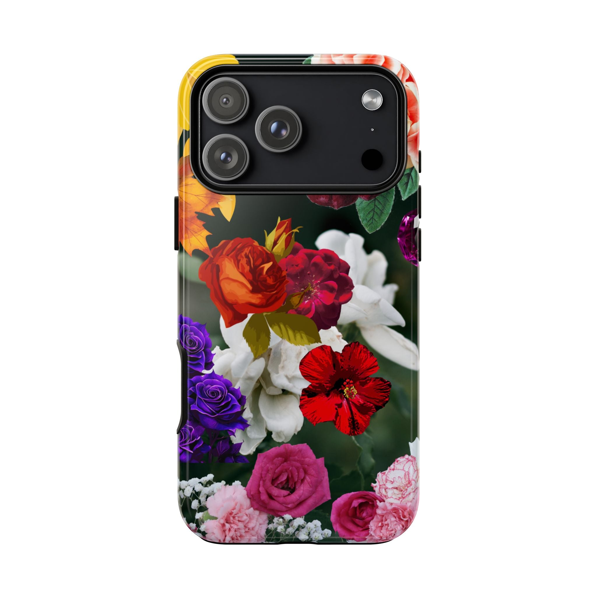 Vintage Mixed Roses Phone Case | Floral Tough Case
