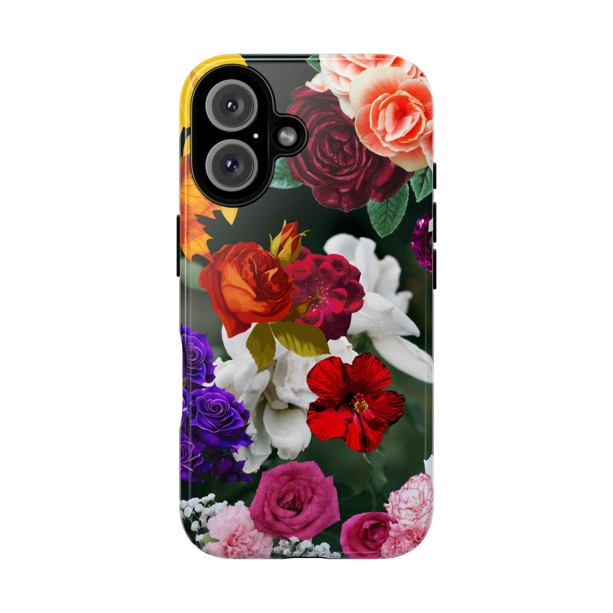 Vintage Mixed Roses Phone Case | Floral Tough Case