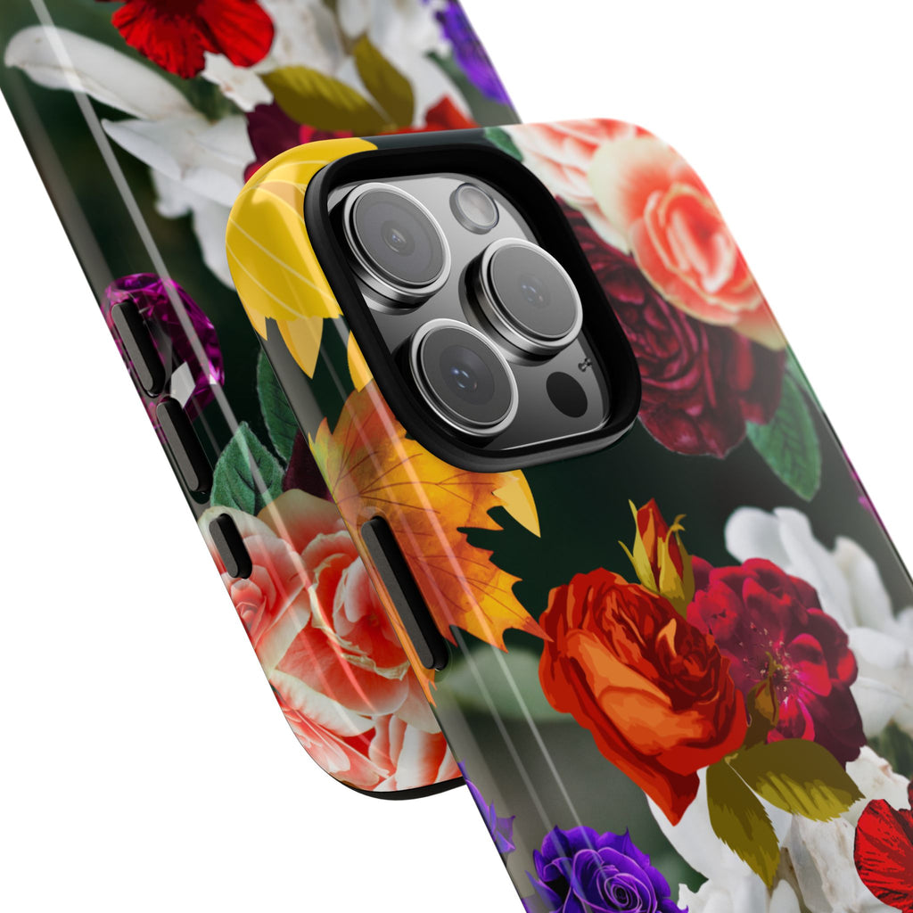 Vintage Mixed Roses Phone Case | Floral Tough Case