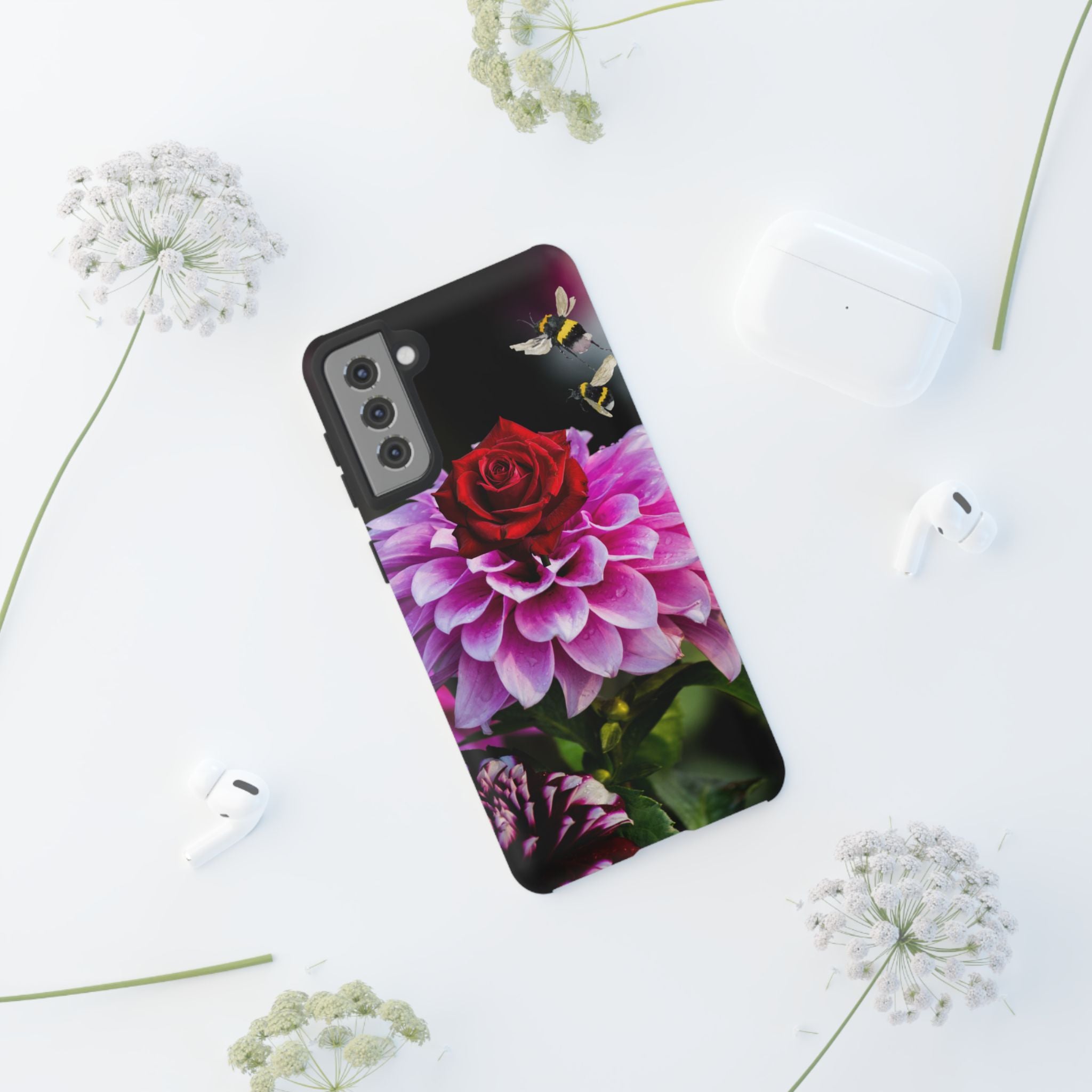 Vintage Floral Bouquet Tough Case | Colorful Roses Phone Cover