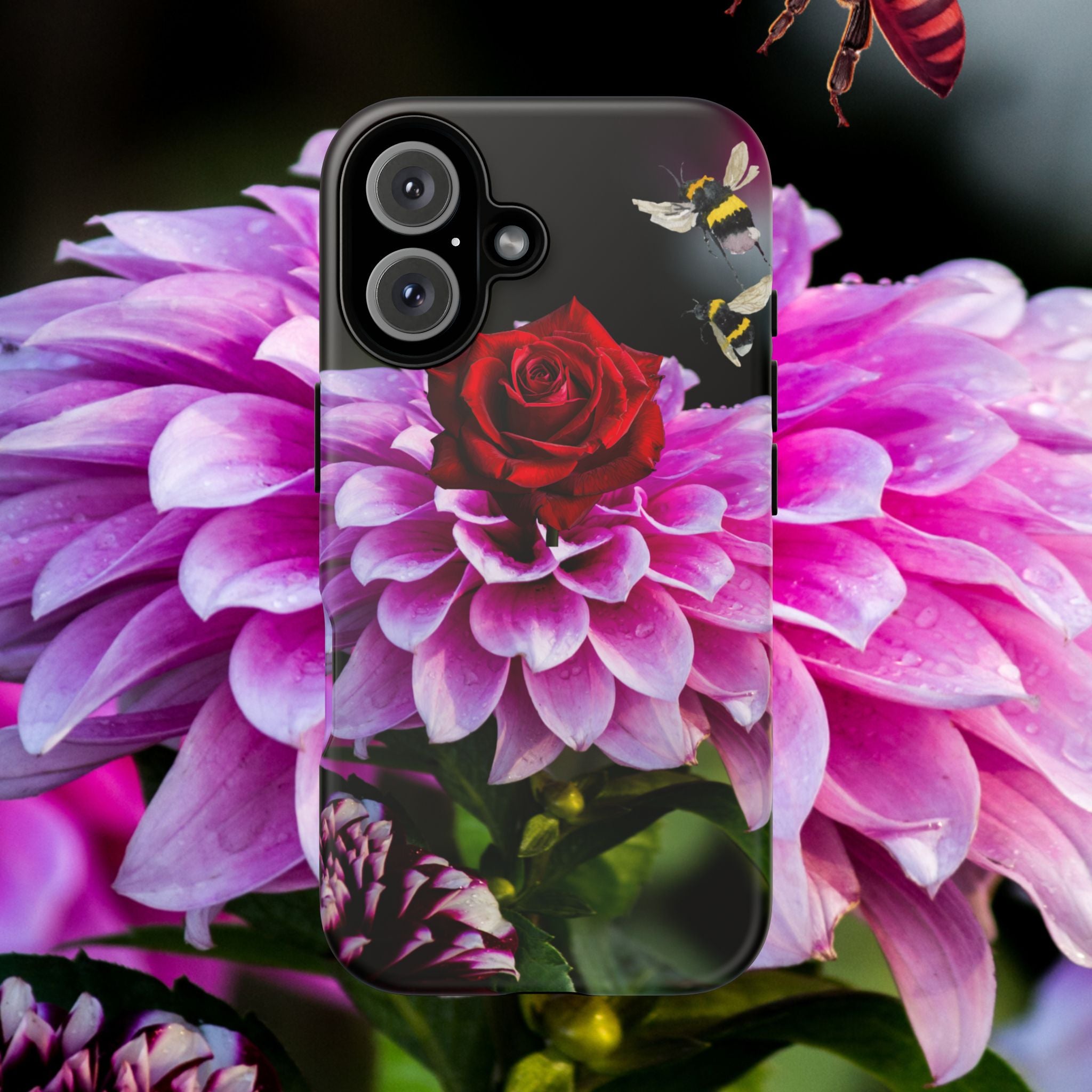 Vintage Floral Bouquet Tough Case | Colorful Roses Phone Cover