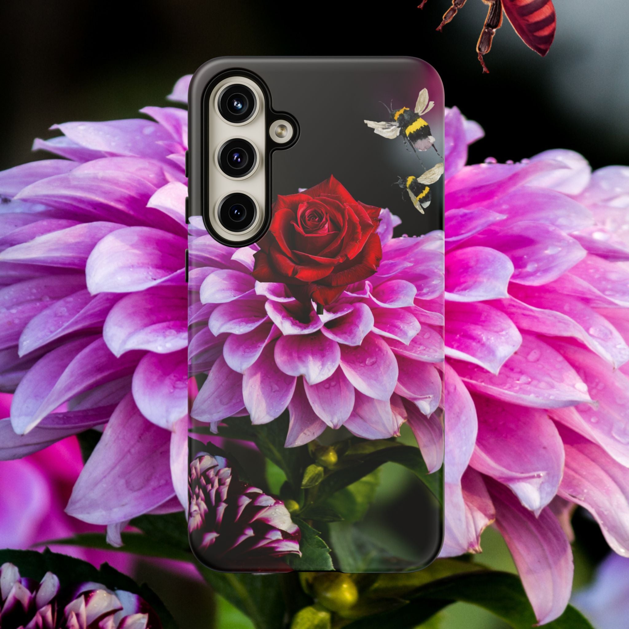Vintage Floral Bouquet Tough Case | Colorful Roses Phone Cover