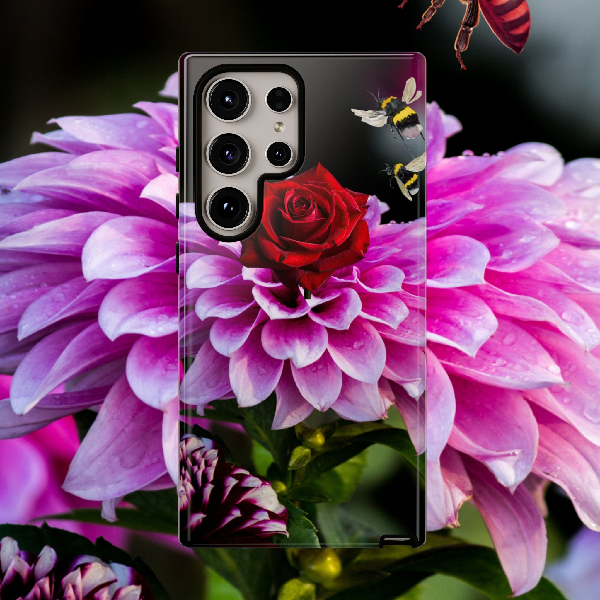 Vintage Floral Bouquet Tough Case | Colorful Roses Phone Cover