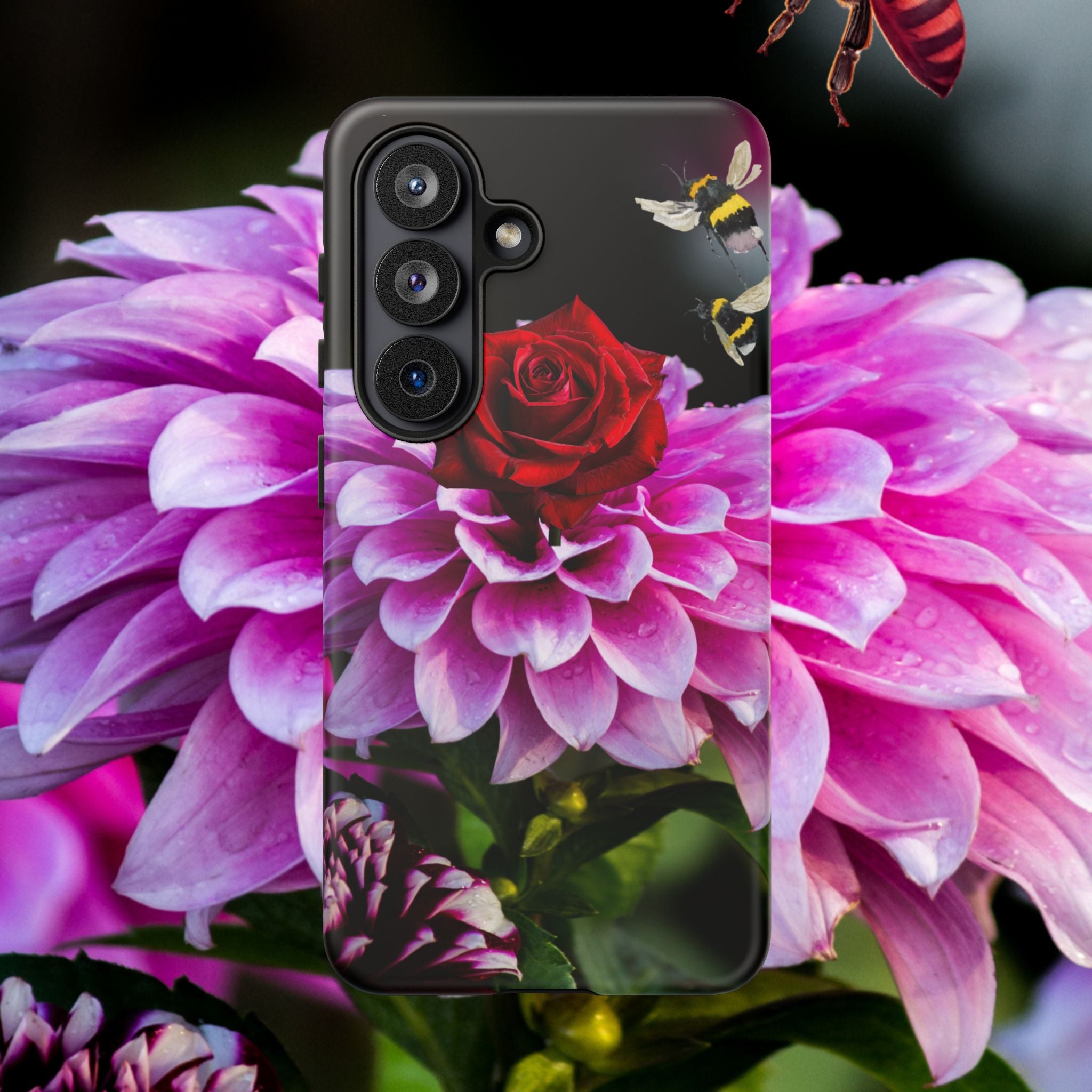 Vintage Floral Bouquet Tough Case | Colorful Roses Phone Cover