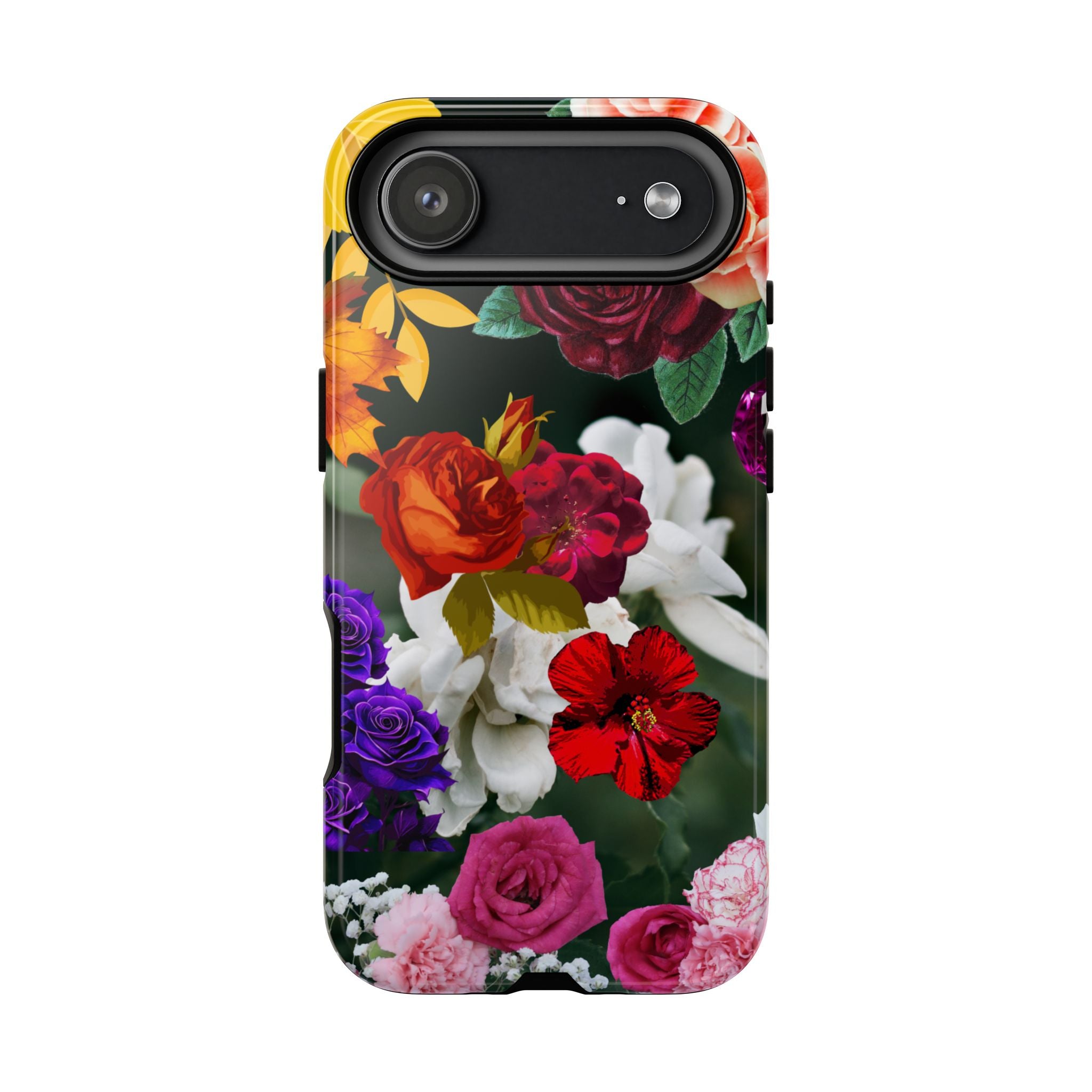 Vintage Mixed Roses Phone Case | Floral Tough Case
