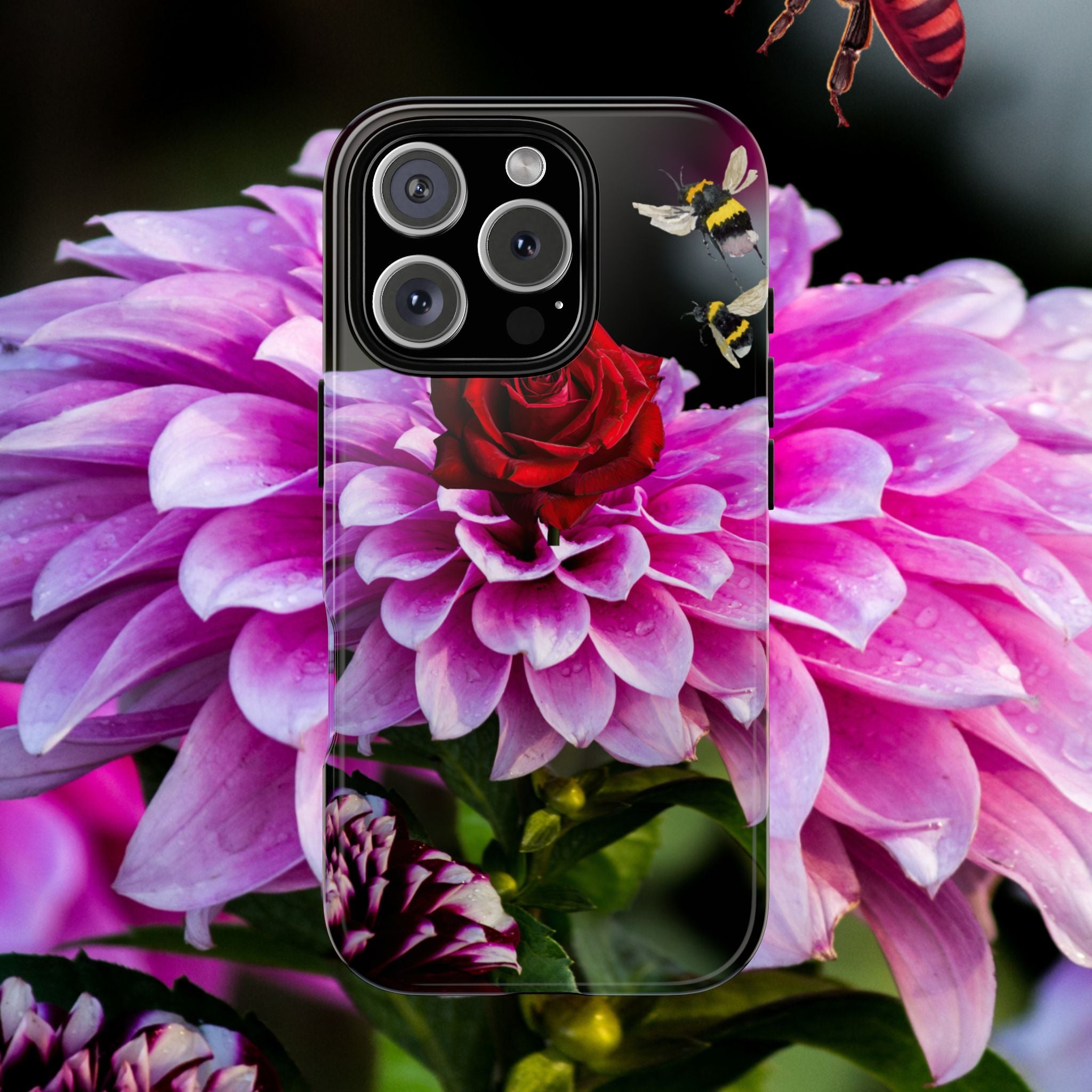 Vintage Floral Bouquet Tough Case | Colorful Roses Phone Cover