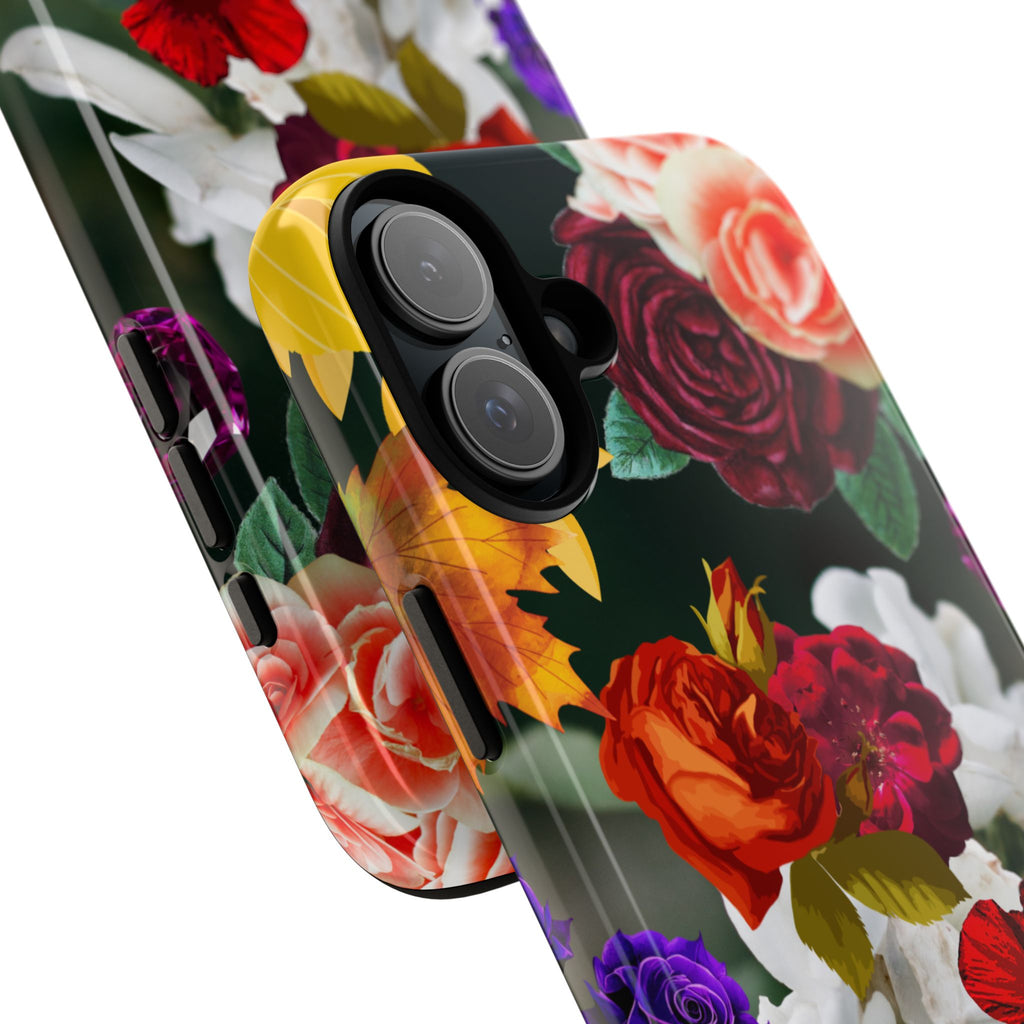 Vintage Mixed Roses Phone Case | Floral Tough Case