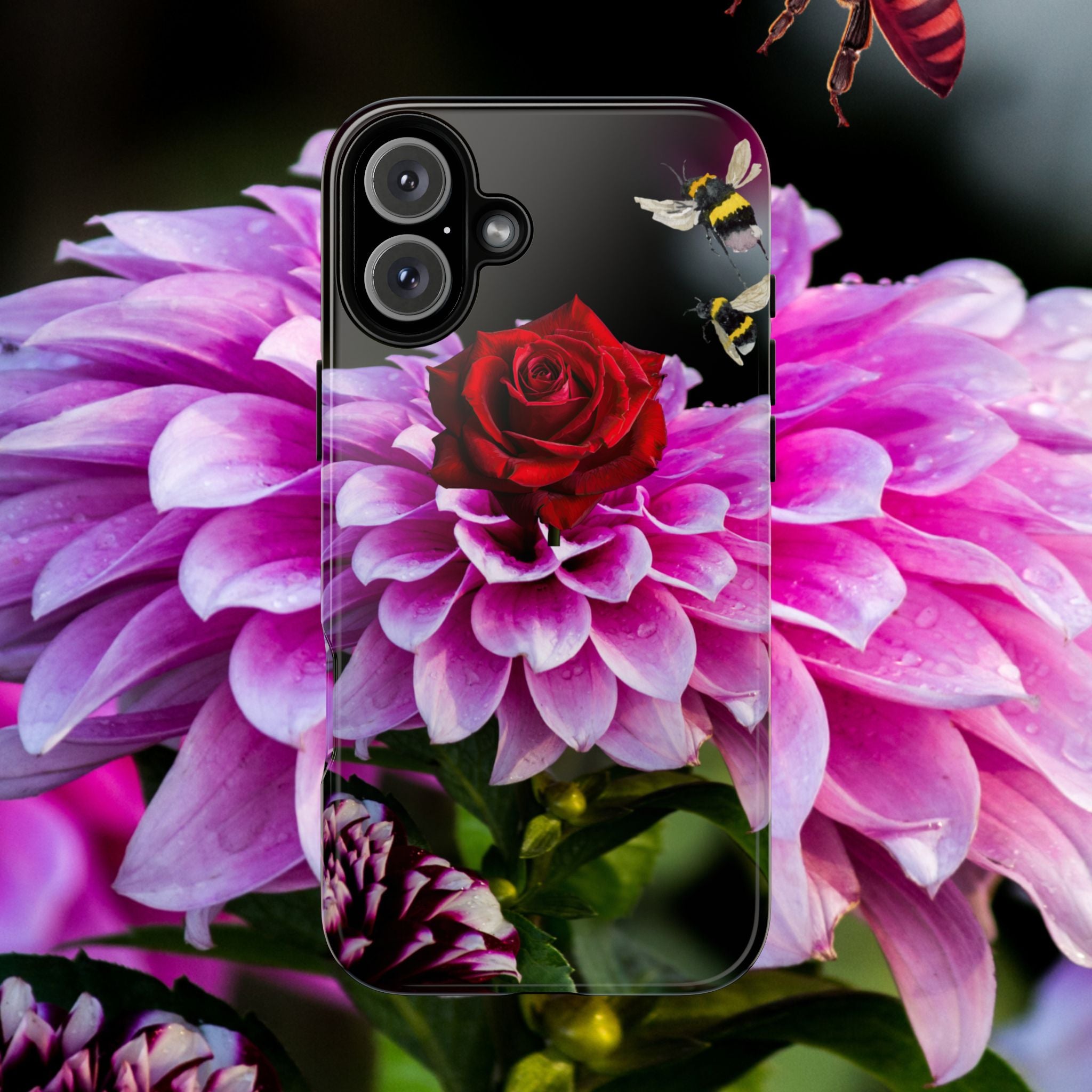 Vintage Floral Bouquet Tough Case | Colorful Roses Phone Cover