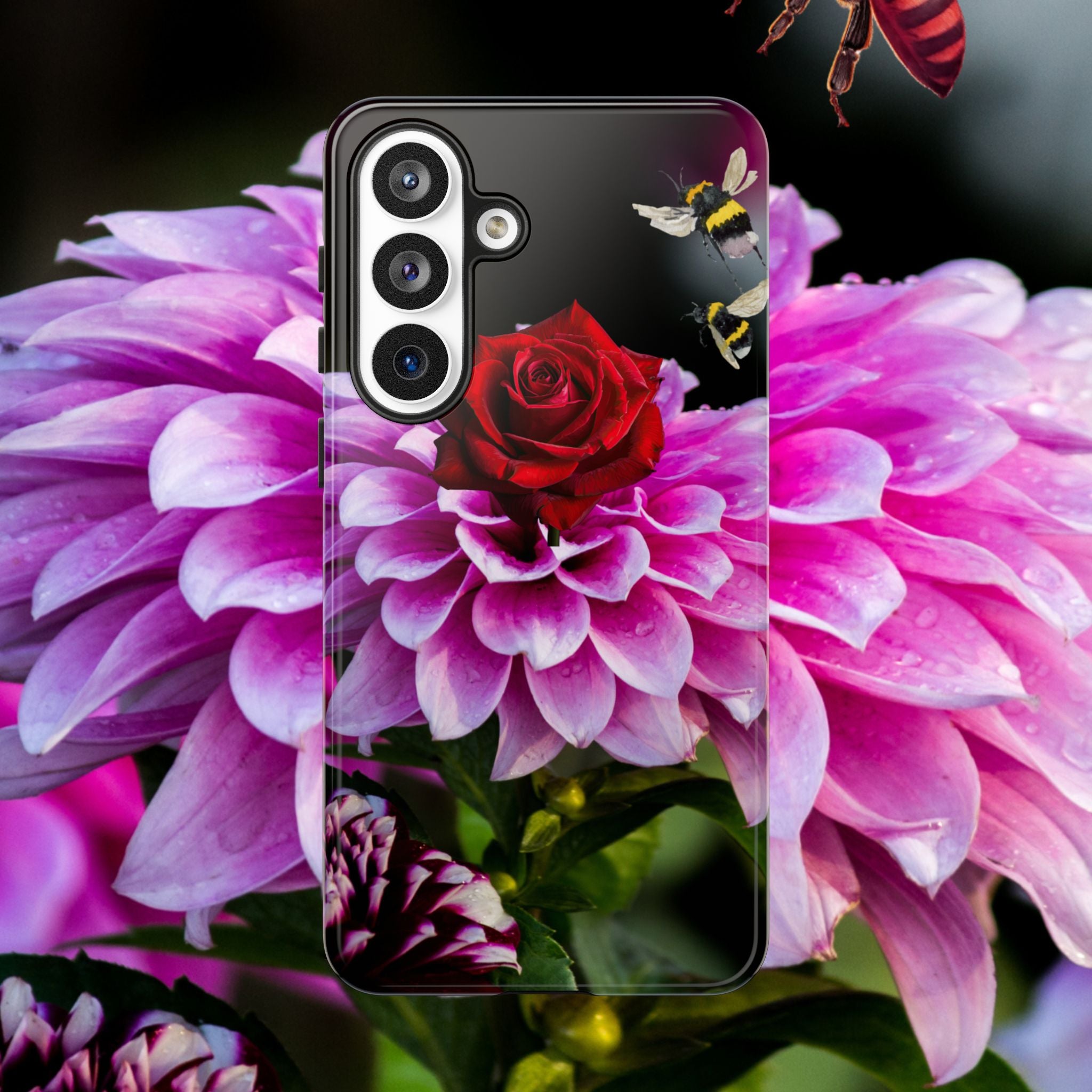 Vintage Floral Bouquet Tough Case | Colorful Roses Phone Cover