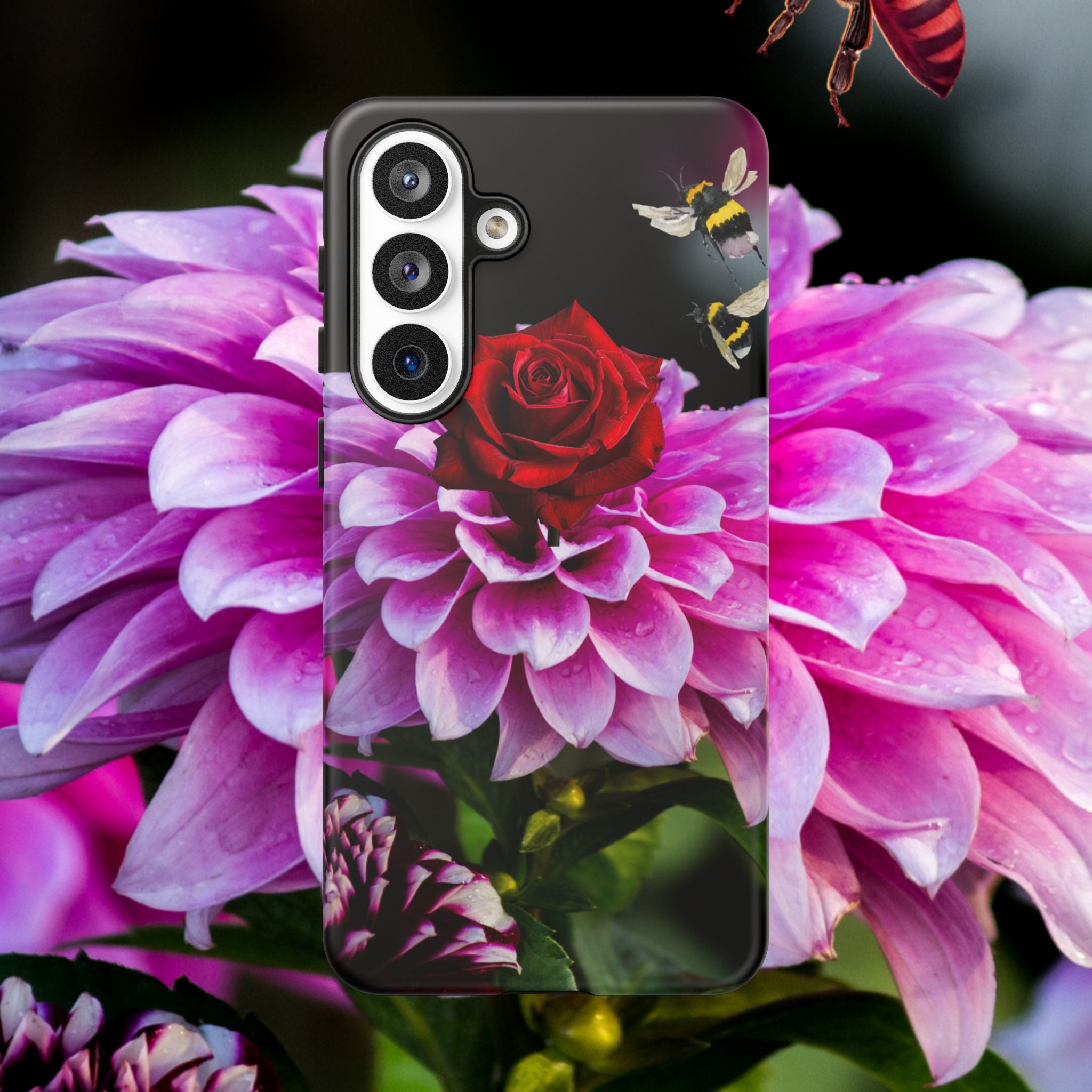 Vintage Floral Bouquet Tough Case | Colorful Roses Phone Cover