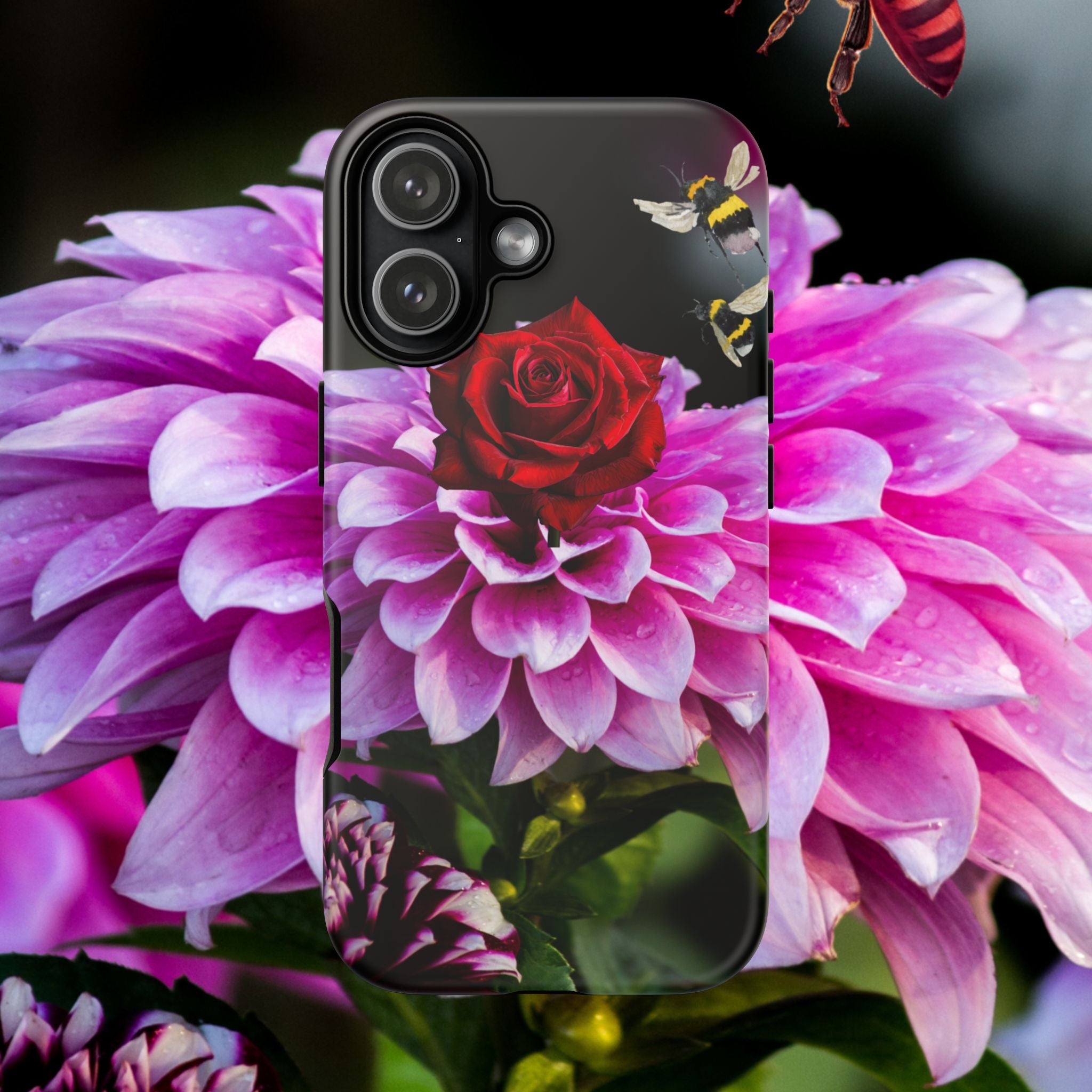 Vintage Floral Bouquet Tough Case | Colorful Roses Phone Cover