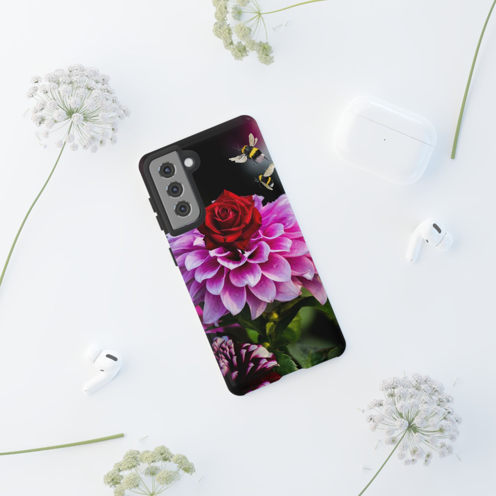 Vintage Floral Bouquet Tough Case | Colorful Roses Phone Cover