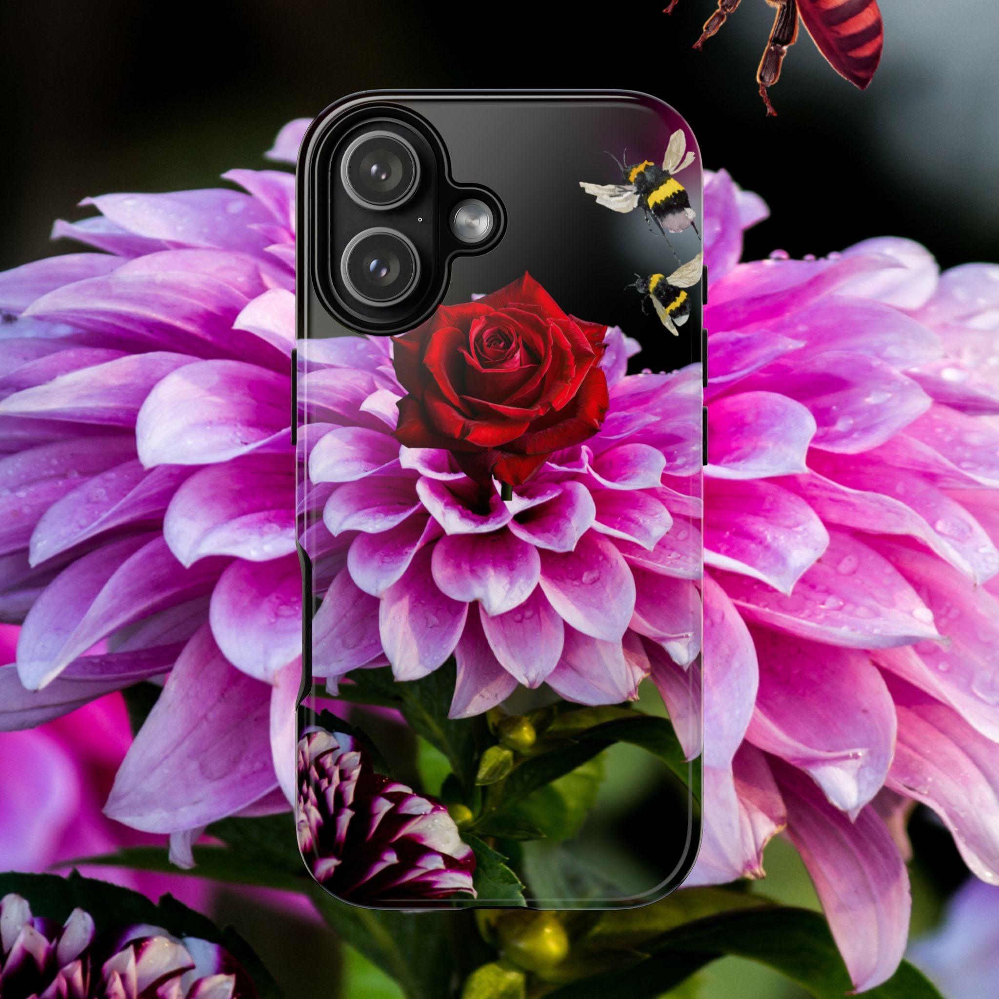 Vintage Floral Bouquet Tough Case | Colorful Roses Phone Cover